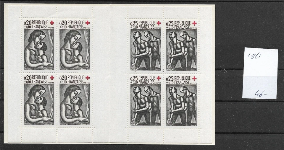 FRANCE   @ 1961  Booklet   Red Cross  €46.00  MNH @ Fr.1597 - Image 1 of 1