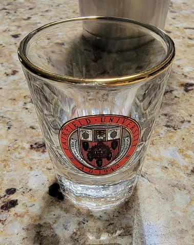 Vintage Fairfield University A.D. 1942 Shot Glass Cover