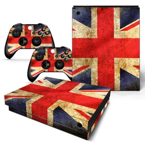 XBOX ONE X Skin Design Foils Aufkleber Schutzfolie Set - Union Jack Motiv - Picture 1 of 1