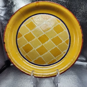 Pottery Barn Metalware Enameled Serving Tray Thailand (approx 12") - Picture 1 of 14