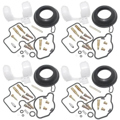 4set FOR HONDA CB600F 1998-2006 Carburetor repair kit plunger diaphragm float - Изображение 1 из 3