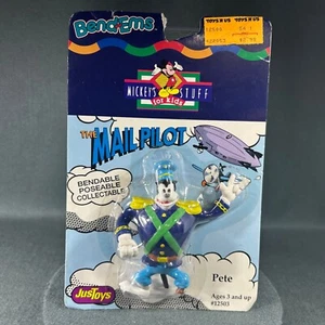 Bend-Ems Disney Mail Pilot Pete Bendable Poseable Collectable Figure Just Toys - Picture 1 of 15