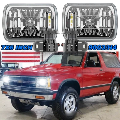 7x6 英寸 适用于雪佛兰 C10 C20 C30 K10 K20 K30 LED 车头灯 密封光束 — 第 1/4 张图片