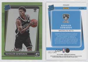 2021 Panini Donruss Optic Rated Lime Green Prizm /149 Kessler Edwards Rookie RC