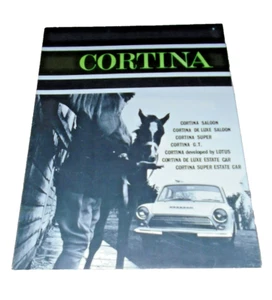 FORD CONSUL CORTINA - early (1963) small fold-out brochure excellent condition - Picture 1 of 4