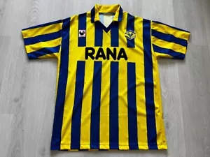 match worn verona 1989 1990 matchworn shirt uhlsport football shirt - Picture 1 of 7