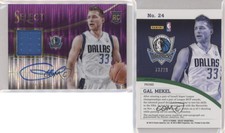 2013-14 Panini Select Jersey Purple Prizm /99 Gal Mekel #24 Rookie Auto RC