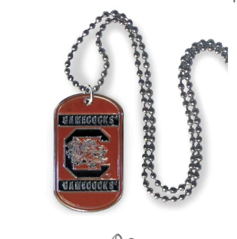 NCAA Officially Licensed South Carolina Gamecocks Tag Necklace Cover