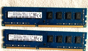 🆗 16GB =2x 8GB DDR3-1600MHz Hynix Memory PC3-12800 RAM - Picture 1 of 5