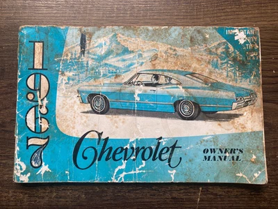 Chevrolet 1967 manual original del propietario de fábrica - primera edición Foto 1 de 4
