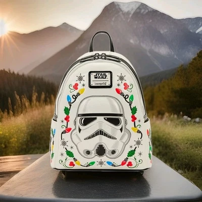 Mini mochila Loungefly ⭐ Star Wars Stormtrooper cosplay iluminada vacaciones LF19 Foto 1 de 4