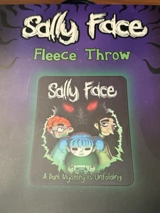 BRAND NEW W/ TAGS RARE SALLY FACE HORROR GAME SOFT FLEECE THROW BLANKET 50”X60” - Picture 1 of 4