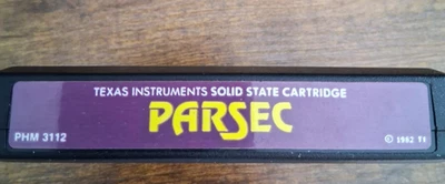 Parsec Texas Instruments PHM 3112 TI-99/4a Game- Untested - Image 1 of 3