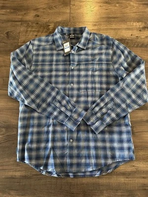 Under Armour Flannel Plaid Shirt Long Sleeve Button Up Blue XL 1372600 426 - Image 1 of 4
