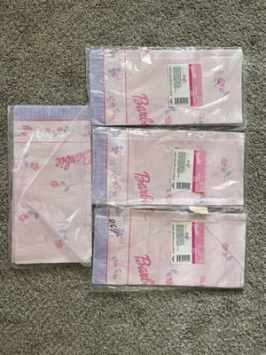 (4) 2001 BARBIE Table Cover Enchanting Barbie by Party Express  54" x 89" NEW - Image 1 of 2