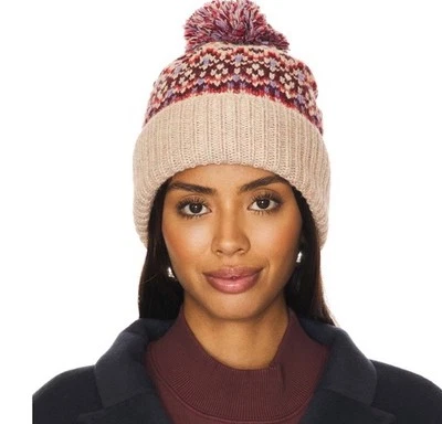 Free People First Frost Fairisle Pom Beanie - Image 1 of 4