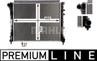 MAHLE BEHR Radiator PREMIUM LINE [CR1586000P] AU - Image 1 of 4