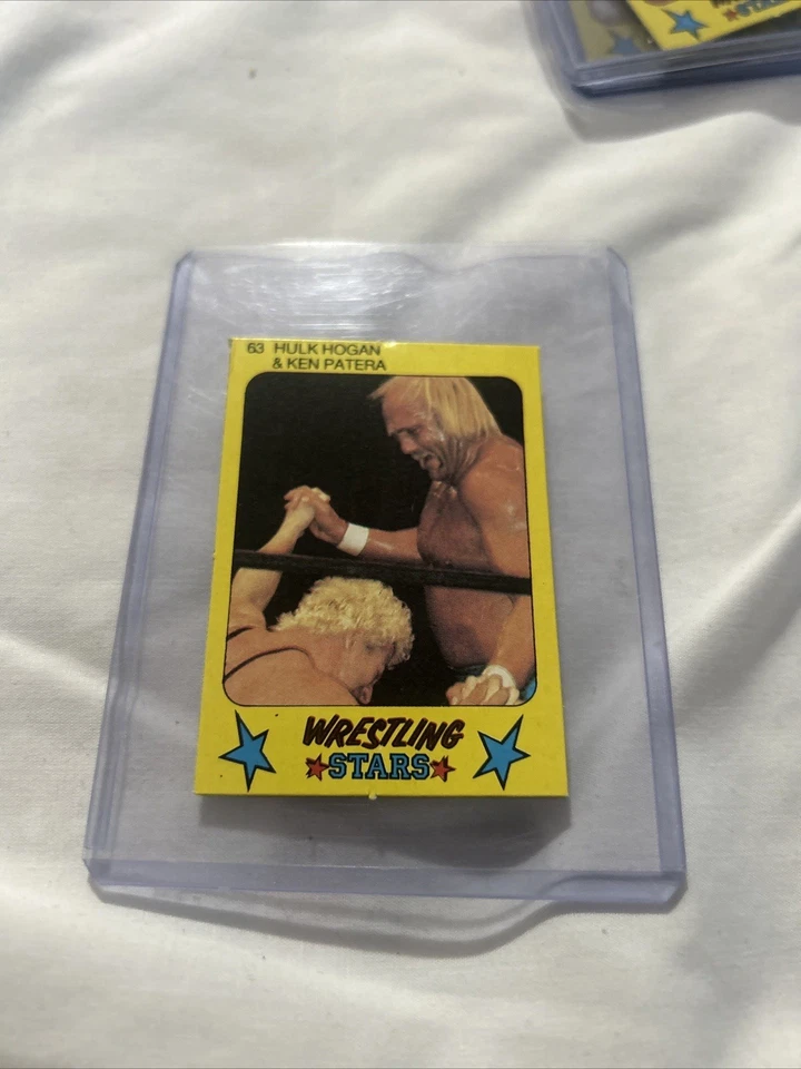HULK HOGAN KEN PATERA 1986 MONTE GUM #63 WRESTLING STARS  - Image 1 of 1