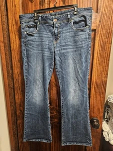 American Eagle Size 18 Original Boot Plus Size Jeans - Picture 1 of 4