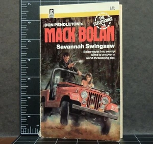 Mack Bolan Savannah Swingsaw Pendleton 1985 1st Pulp Executioner #74 Gold Eagle - Imagen 1 de 6