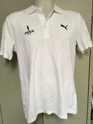 Polo Americas Cup Puma Hombre Pequeño Blanco Nuevo Foto 1 de 4