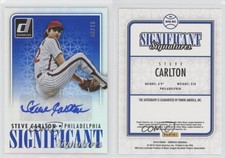 2016 Panini Donruss Significant Signatures Blue /99 Steve Carlton Auto HOF