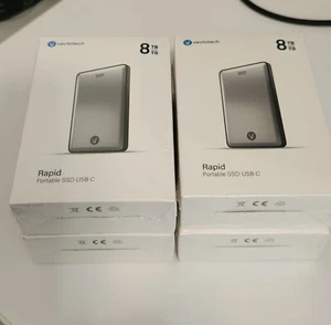 VectoTech Rapid 8TB External SSD USB-C Portable Solid State Drive USB 3.1 Gen 2 - Picture 1 of 2