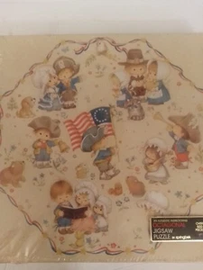 Springbok Sweet Land Of Liberty 500 Piece Octagonal Jigsaw Puzzle 20 3/8" Wide - Picture 1 of 2