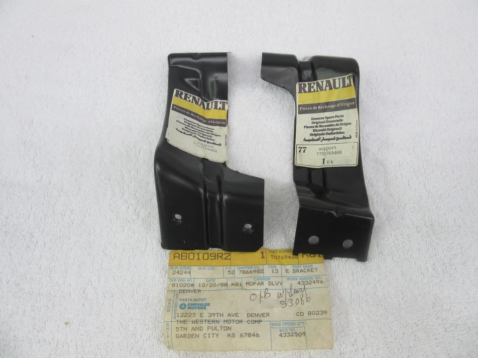 Nuevo de Lote Antiguo 1989 Eagle Medallion DL Soporte de Radiador Panel de Cabezal LH T0769468  Foto 1 de 4