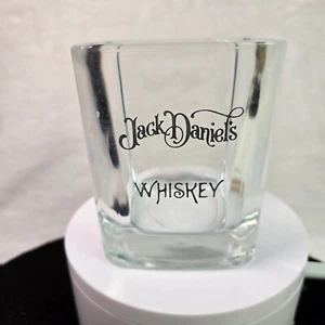 Jack Daniels Whiskey Schnapsglas eckig schwer - Bild 1 von 6