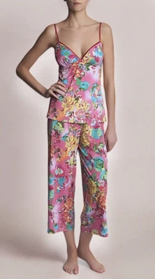 Conjunto de pijama Josie By Natori floral elástico lateral brilhante XL L96030 US$ 98 - Imagem 1 de 4
