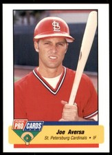 1994 Fleer ProCards Joe Aversa St. Petersburg Cardinals #2589