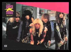1991 PRO-SET MUSIC SUPER STARS MusiCards Collectible Card #198 - KIX (Variation) - Picture 1 of 2