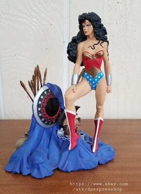 WONDER WOMAN  2000 Bolland DC Direct Full Sized 9-1/2 in Statue/Box *Notes - Image 1 of 4