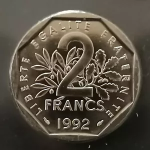 2 FRANCS SEMEUSE 1992 BU FRAPPE MEDAILLE 2698 Ex. / SCELLEE ISSUE DU COFFRET / F - Foto 1 di 2