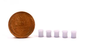 USA Made - Open-Top Garbage Can N Scale -5 pack- Gray 1600830 - Picture 1 of 4