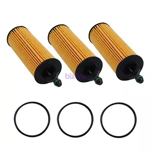 3PC Oil Filter For Jeep Cherokee Dodge Grand Caravan Ram 1500 Chrysler 3.2L 3.6L - Picture 1 of 11