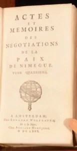 1680 Actes et Memoires Negotiations de la Paix de Nimegue War Diplomacy Scarce - Picture 1 of 8