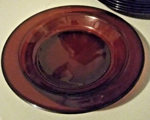 Arcoroc France Ruby Red Cereal/Soup Bowls Vintage 8.5 in. 8 pcs. Fabulous! - Picture 1 of 4