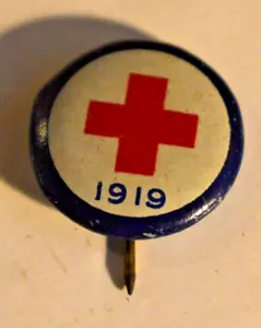 1919 Freiwilliger des Roten Kreuzes Erster Weltkrieg Pinback. av - Bild 1 von 3