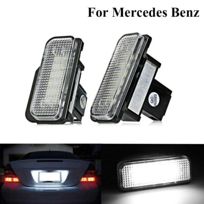 Lámpara de luz de matrícula LED para Mercedes-Benz W203 W211 W219 R171 Foto 1 de 4