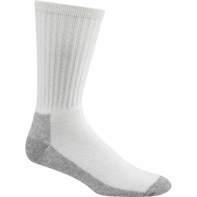 Wigwam Crew Socks For Men, Size L - White (3 Pair)