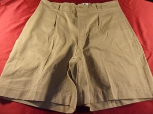 NEW 1962 SOM AVE CASABLANCA DEADSTOCK FRENCH MILITARY CHINO M52 SHORTS 34X7.5 - Picture 1 of 11