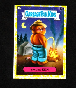 Garbage Pail Kids Go On Vacation 2021 "SMOKE KEN" #63a borde amarillo O/C - Imagen 1 de 1