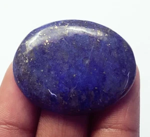 100 % natürlicher Lapislazuli loser Edelstein 45,15 ct zertifiziert mit kostenlosem Geschenk - Bild 1 von 5