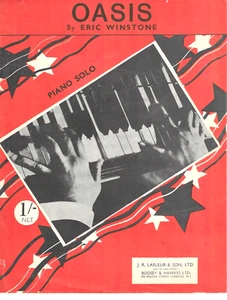 ERIC WINSTONE Piano SOLO Sheet Music OASIS 1941 - Picture 1 of 6