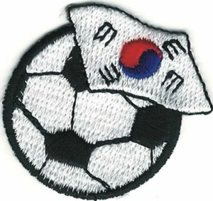 Soccer Korean Flag football Korea Embroidery Patch - Picture 1 of 1