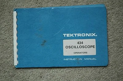 Tektronix 434 Original User Manual, 070-1142-01 Paper manual  - Image 1 of 4