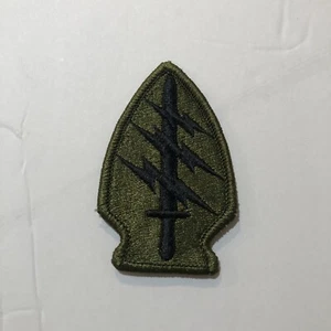 Military Shoulder Patch SPECIAL FORCES, Subdued, Army Green - Picture 1 of 5