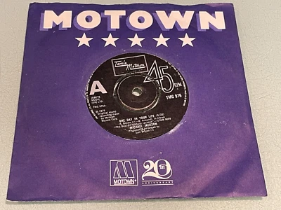 Michael Jackson - One Day in Your Life - Take Me Back - Vinyl Record 7" Single - Image 1 of 4